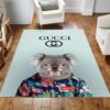 Gucci Area Rug Living Room Rug Family Gift US Decor