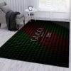 Gucci Fashion Brand Rug Bedroom Rug Family Gift US Decor
