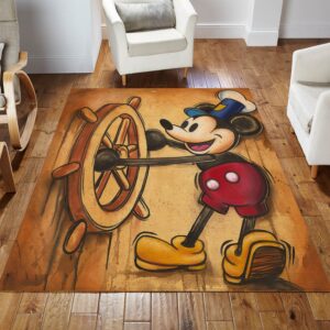 Happy Area Rug For Christmas Living Room Rug Floor Decor Home Decor