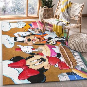 Happy Disney Area Rug Living Room Rug US Gift Decor