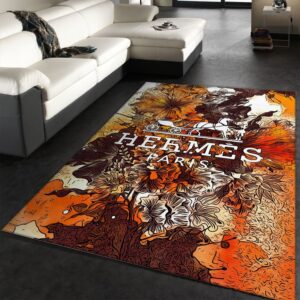 Hermes Area Rug Living Room Rug Christmas Gift US Decor