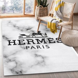 Hermes Paris Rectangle Rug Living Room Rug Christmas Gift US Decor