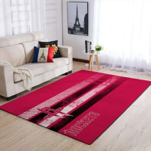 Houston Rockets Nba Team Logo Nice Gift Home Decor Rectangle Area Rug
