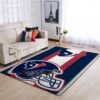 Houston Texans Nfl Team Logo Helmet Nice Gift Home Decor Area Rug Rugs For Living Room Rug Home Decor
