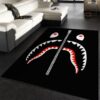 Hype Shark Area Rug Fashion Brand Rug Floor Decor Home Decor
