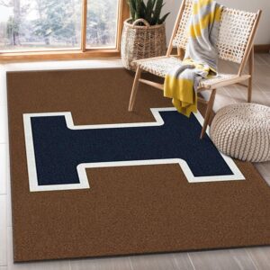 Illinois University Team Spirit Rug NCAA Area Rug Carpet