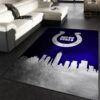 Indiana Colts Skyline NFL Area Rug Carpet