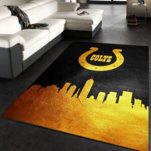 Indiana Colts Skyline NFL Area Rug