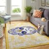 Indiana Pacers Nba Team Logo Skull Flower Style Nice Gift Home Decor Rectangle Area Rug
