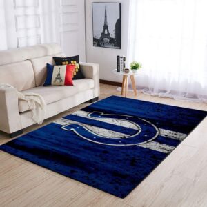 Indianapolis Colts Area Rug Nfl Football Floor Decor