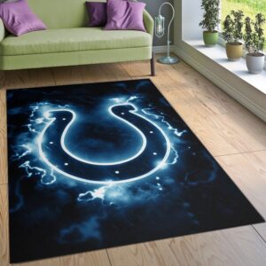 Indianapolis Colts NFL Area Rug Living Room Rug Christmas Gift US Decor