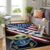 Indianapolis Colts Nfl Team Logo Baby Yoda Us Style Nice Gift Home Decor Rectangle Area Rug