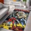 Iron Maiden Area Rug Rugs For Living Room Rug Home Decor