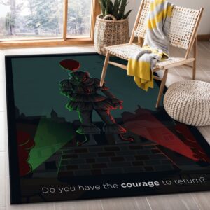 It Chapter 2 Night Time V2 Movie Area Rug Carpet Bedroom Rug Christmas Gift US Decor