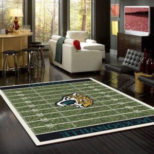 Jacksonville Jaguars Area Rug Nfl Football Floor Decor Rb7a8e7e8604