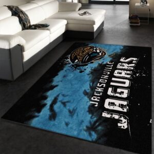 Jacksonville Jaguars Fade Rug Nfl Team Area Rug
