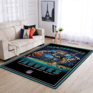 Jacksonville Jaguars Nfl Team Pride Nice Gift Home Decor Rectangle Area Rug