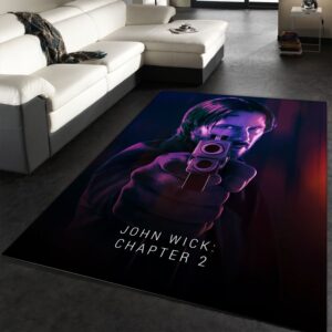 John Wick Chapter 2 Rug Art Painting Movie Rugs Floor Decor Home Decor