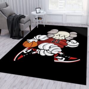 Just Skate It Sneakers Area Rug For Christmas Bedroom Rug Family Gift US Decor