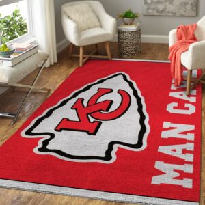 Kansas City Chiefs Area Rug Nfl Football Floor Decor 1910294