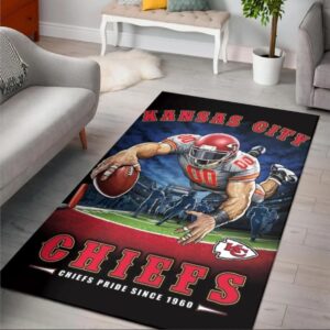 Kansas City Chiefs Chiefs Pride Since 1960 Nfl Area Rug Rugs For Living Room Rug Home Decor