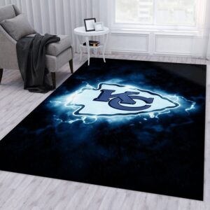 Kansas City Chiefs NFL Area Rug Living Room Rug Floor Decor Home Decor