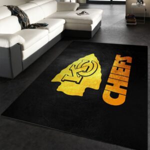 Kansas City Chiefs NFL Team Logos Area Rug