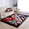 Kansas City Chiefs Nfl Team Logo American Style Nice Gift Home Decor Rectangle Area Rug