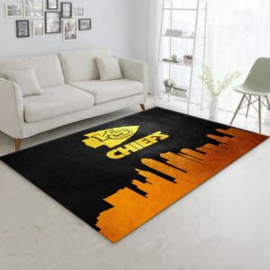 Kansas City Chiefs Skyline NFL Area Rug