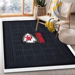 Kansas City Chiefs Super Bowl Liv NFL Team Logos Area Rug