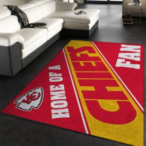 Kansas City Chiefs Team NFL Area Rug Carpet