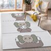 Kaws Area Rug Living Room Rug Floor Decor Home Decor