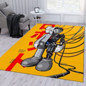 Kaws Fashion Brand Area Rug For Christmas Bedroom Rug Christmas Gift US Decor
