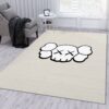 Kaws Head Rug Bedroom Rug US Gift Decor