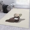 Kaws Illustration Area Rug Living Room Rug Floor Decor Home Decor