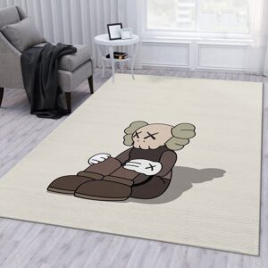 Kaws Illustration Area Rug Living Room Rug Floor Decor Home Decor