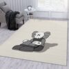 Kaws Illustration Rug Bedroom Rug Family Gift US Decor