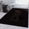 Kaws Lie Glow Area Rug For Christmas Living Room Rug Floor Decor Home Decor