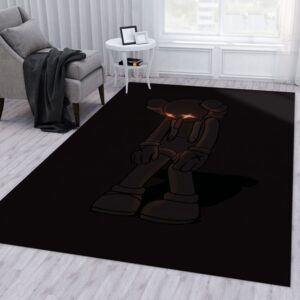 Kaws Lie Glow Area Rug For Christmas Living Room Rug Floor Decor Home Decor