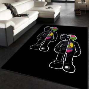 Kaws Rectangle Rug Living Room Rug Floor Decor Home Decor
