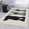 Kaws Small Lie Set Area Rug Living Room Rug US Gift Decor