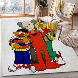 Kaws Ver1 Fashion Brand Area Rug Living Room Rug Home US Decor