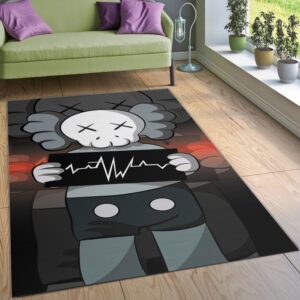 Kaws Ver3 Fashion Brand Area Rug For Christmas Living Room Rug Floor Decor Home Decor
