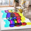 Kaws Ver6 Fashion Brand Area Rug Bedroom Rug US Gift Decor