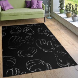 Kaws Ver7 Area Rug For Christmas Bedroom Rug Christmas Gift US Decor
