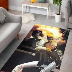 Kiss Ace Frehley Area Rug Rugs For Living Room Rug Home Decor