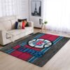 La Clippers Nba Team Logo Wooden Style Nice Gift Home Decor Rectangle Area Rug