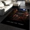 Lady And The Tramp Area Rug Movie Rug Family Gift US Decor