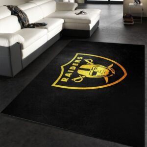 Las Vegas Raiders NFL Area Rug