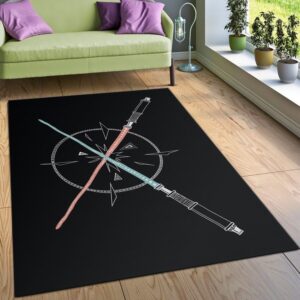 Lightsabers Rug Star Wars Arts Rug Home US Decor